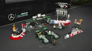 MERCEDES AMG PETRONAS Formula One™ Team - LEGO Speed Champions - 75883 Product Animation