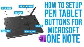 How To Setup Pen Tablet Buttons For Microsoft OneNote