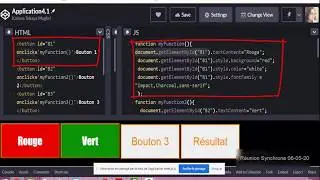 Java Script Objet Document Réunion Synchrone du 06 05 2020