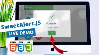 Sweet Alert demo with simple example | Beautiful Alert Box using SweetAlert.js | SweetAlert Tutorial