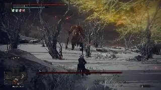 Elden Ring Killing the Fire Giant as the bloodborne hunter (2K) #eldenring #mods