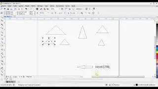 [QUICK TUTORIAL] How to draw one triangle in Corel Draw X7