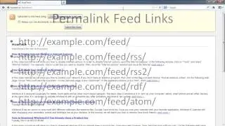 How to Get a Wordpress RSS Feed Link