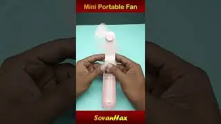 Mini Portable USB Fan || Tiny Pocket Rechargeable Fan Gadgets