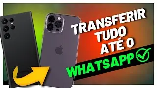 Como Transferir TODOS arquivos de um ANDROID para IPHONE, CONVERSAS DO WHATSAPP PASSO A PASSO 2023