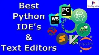 Top 12 IDE's in Python | Best IDE For Python | Test Editors for Python | Best Python IDEs