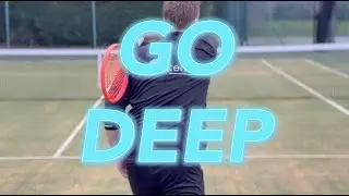 How to get better depth on your groundstrokes!