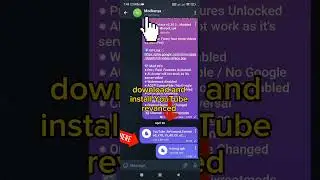 Vanced youtube fix working :The following content is not available on this app