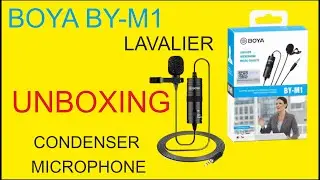 Boya by-m1 Microphone Unboxing
