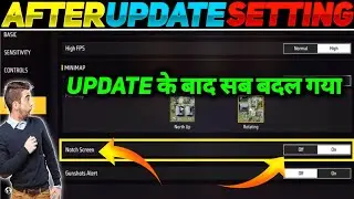 AFTER UPDATE NOTCH SCREEN SETTING | OB35 UPDATE NEW SETTING | NOTCH SCREEN SETTING AFTER UPDATE