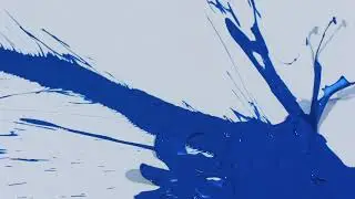 slow motion blue on white paint splatter bJr2DQDxH