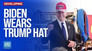 US Elections: President Biden Wears Trump Hat | Dawn News English