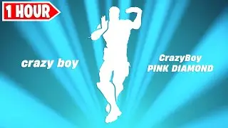 Fortnite Crazy Boy Emote 1 Hour! (CrazyBoy - PINK DIAMOND)