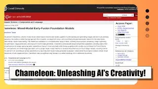 Chameleon: Meta's Revolutionary Multi-Modal LLM - Unleashing the Power of Text and Images!