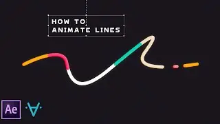 Easy Colorful Line Animation | After Effects Tutorial