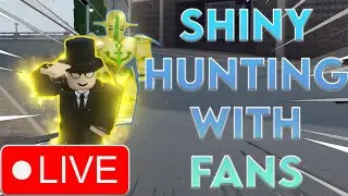 🔴YBA SHINY HUNTING NEW UPDATE LIVE WITH FANS🔴