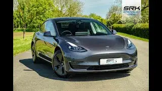 2022 VAT Q Tesla Model 3 Long Range in Midnight Silver with Ryzen chip available @ www.srkcars.co.uk