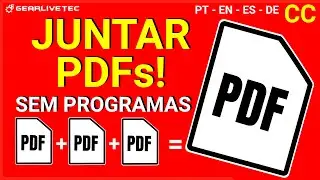 JUNTAR VÁRIOS ARQUIVOS DE PDF SEM PROGRAMA. AGRUPAR ARQUIVOS PDF. UNIR ARQUIVOS PDF EM UM SÓ