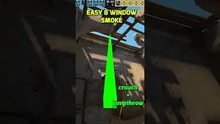 EASY B WINDOW SMOKE #csgo #shorts