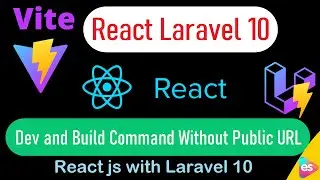 Dev and Build Command Without Public URL ReactJs with Laravel 10 | React Js with Laravel 10