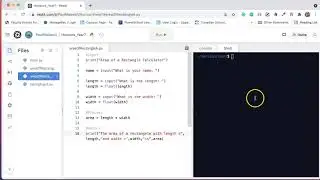 Area Of Rectangle (Python)