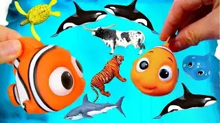 learn animals for kids - learn wild zoo animals for kids part 22