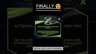 Beyblade X App Hasbro Release !!! Finally #beyblade #beybladegame #shorts