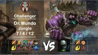 [4K] KR Challenger Jungle Dr. Mundo vs Urgot Ep.1417