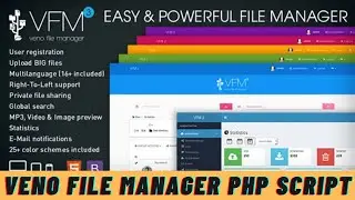 Veno File Manager - host and share files || How to make file sharing website Like google drive
