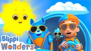 Fun in the Sun 🌞 | Blippi Wonders | Best Animal Videos for Kids | Kids Songs and Nursery Rhymes