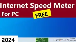 Net speed monitor for windows 10 | How to download internet speed meter for windows 11 #windows11