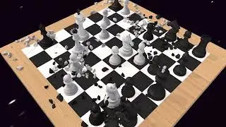 C4D Chess dynamics animation