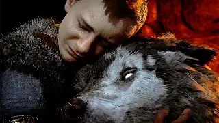 Atreus and Fenrir Emotional Scene - God of War Ragnarök (PS5) 4K Ultra HD (2022)