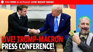 🚨LIVE! Trump & Macron Press Conference On Ending Russia-Ukraine War!