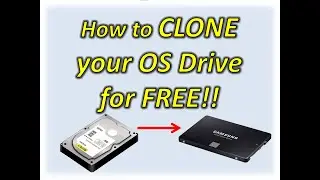 How to Clone your OS Drive for FREE !!