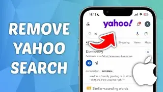 How to Remove Yahoo Search from Safari on iPhone