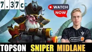 🤯 TOPSON [SNIPER] MID 7.37c- DOTA 2 HIGHEST MMR MATCH #dota2   #dota2gameplay  #topson