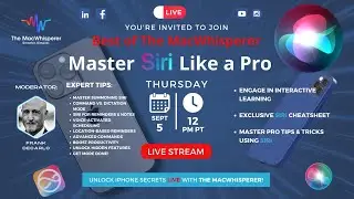 🚀’The Best of The MacWhisperer’🚀 | Master Siri Like a Pro