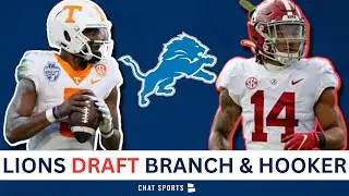 BREAKING: Lions Draft S Brian Branch & QB Hendon Hooker In Round 2 & Round 3 | 2023 NFL Draft