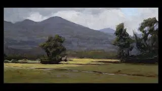 I Paint a Quick Landscape - Oil Painting Instruction