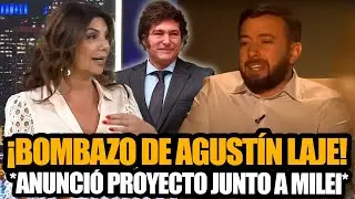 BOMBAZO DE AGUSTIN LAJE ¡ANUNCIÓ PROYECTO CON MILEI QUE CAMBIARÁ EL PAÍS!