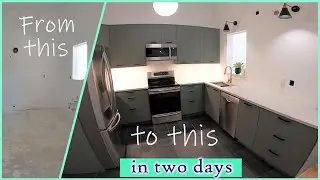 Assemble and Install Ikea Kitchen in 2 Days