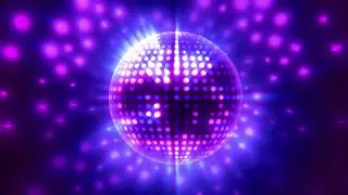 4K blue Disco Ball Free Background Loop Video footage || VJ Loops Free