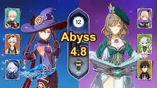 Mona | Lisa | Spiral Abyss 4.8 | Genshin Impact