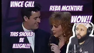 FIRST TIME REACTING | REBA MCENTIRE ft VINCE GILL - 