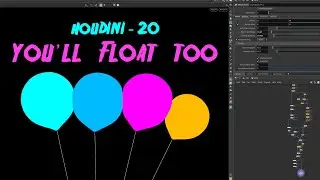 Houdini 20 - Floating balloons