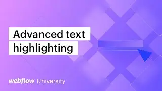 Advanced text highlight using inner shadow — Webflow tutorial