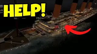 Surviving The SINKING TITANIC AS CREW MEMBER! Roblox Ship Survival