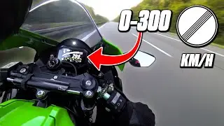 KAWASAKI ZX-10R | ACCELERATION 🔥 0-300 KM/H - PURE SOUND