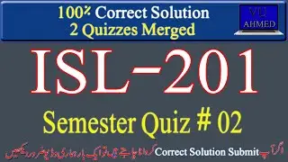 isl201 quiz 2 2020 | isl201 quiz 2 solved 2020